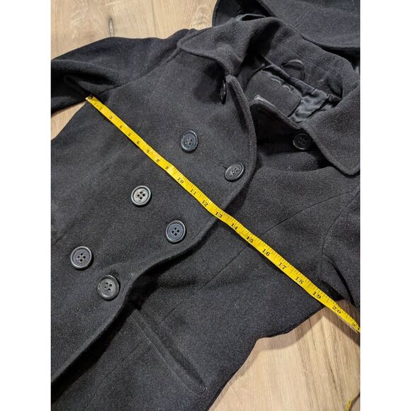 Maurices Double Breasted Wool Blend Peacoat Military Style - Picture 10 of 13